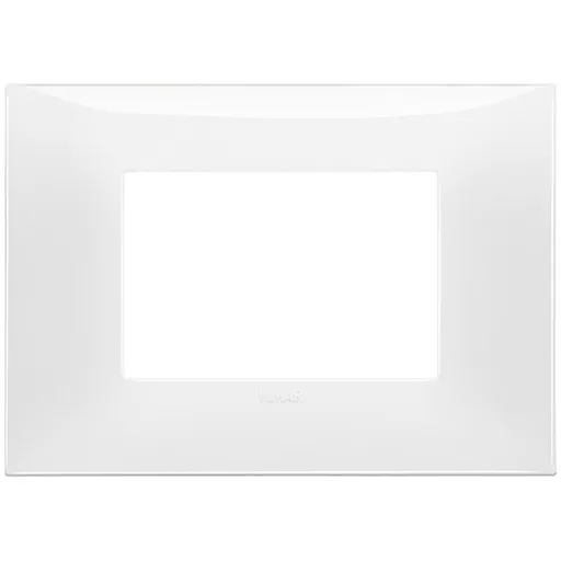 Rama ornament 3 module Vimar Neve Up 09673.01, alb