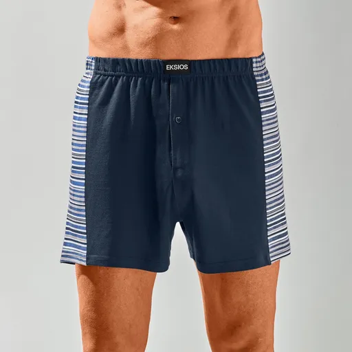 Set de 3 pantaloni scurți cu dungi imprimate pe inserțiile laterale