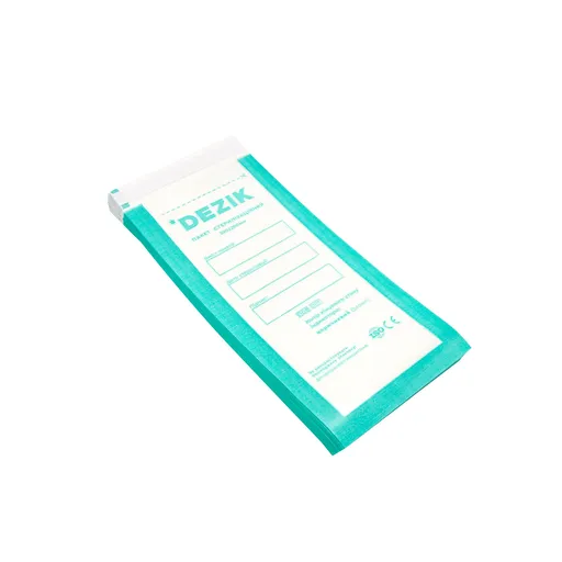 Pungi pentru Sterilizare Instrumente pentru Autoclav 100 x 200 mm, Dezik, set 100 buc