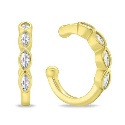 Brilio Silver Elegantcercei placați cu aur cu zirconi EA782Y