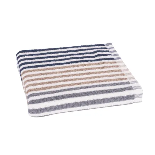 Prosop din bumbac Terry cu model cu dungi colorate 500g/m2