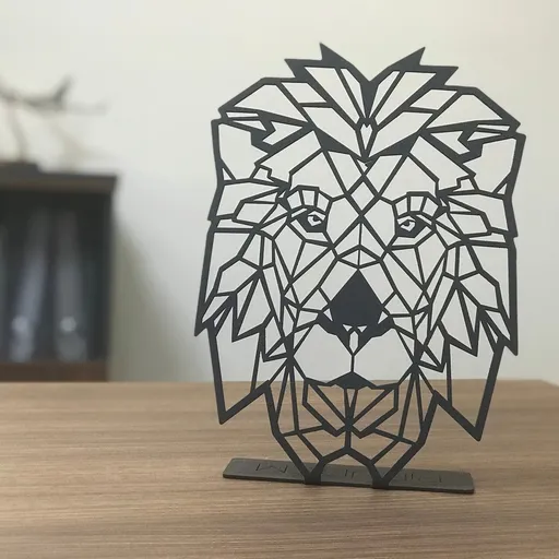 Decoratiune, Aslan Pod, 20x30 cm, Negru