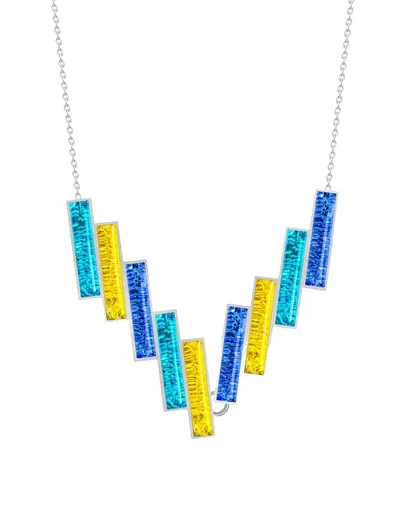 Preciosa Colier de lux din oțel Desire cu cristal ceh Preciosa 7422 70