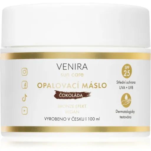 Venira Tan Body Butter Bronze unt pentru bronzat Chocolate 100 ml