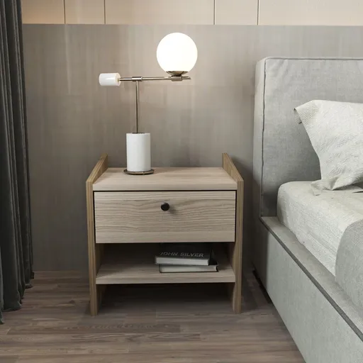 Noptiera, Hanah Home, Berlin, 45x45x35 cm, Nuc / Cordoba