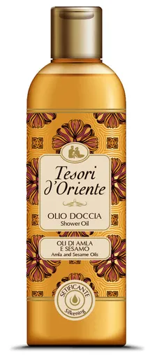 Tesori d'Oriente Ulei de duș cu ulei de susan și ulei de Amla 250 ml