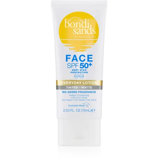Bondi Sands SPF 50+ Everyday Face Lotion crema de fata cu efect de protectie pentru un aspect mat SPF 50+ 75 ml