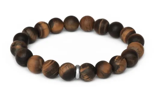 Agato Brățară din mărgele de ochi de tigru MINK159/20