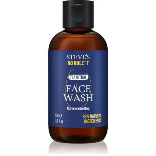 Steve's No Bull***t Tea Ritual Face Wash gel de curățare faciale pentru bărbați 100 ml