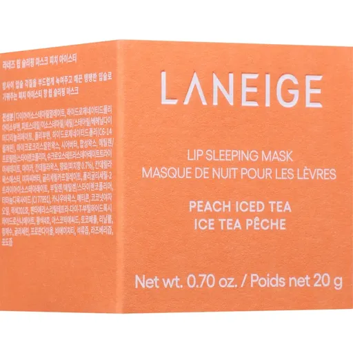 LANEIGE Lip Sleeping Mask masca de noapte cu efect de regenerare de buze culoare Peach Iced Tea 20 g