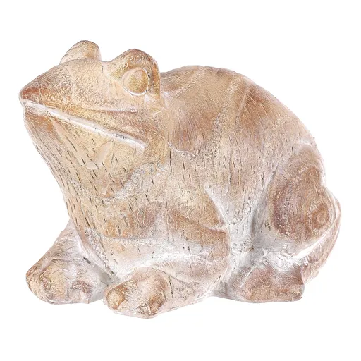 Decorațiune de grădină statuetă Broască,poliresină, 16 x 12 x 11 cm