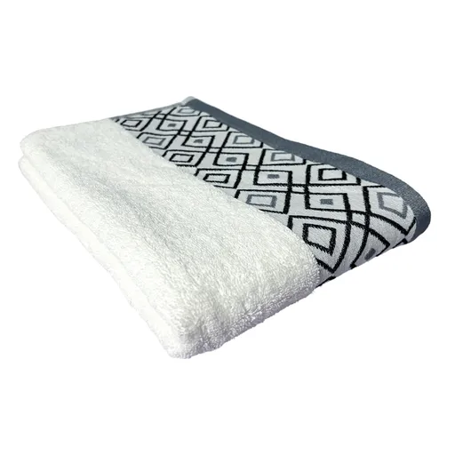 Prosop de baie Diamond, ET 2000 IMPEX, 70x130 cm, bumbac, alb