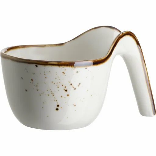 Mäser Farfurie gourmet Pintar White cu puncte maro9 x 5,5 cm, S