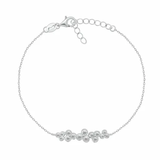 Brilio Silver Brățară din argint pentru femei cu zircon BRC241W