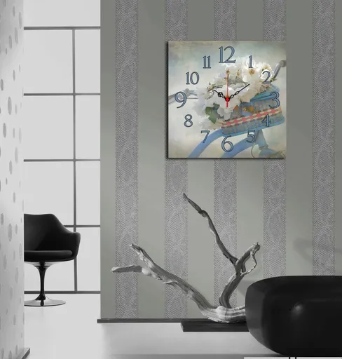 Ceas de perete, Msk-49, Dimensiune: 40 x 40 cm, Multicolor