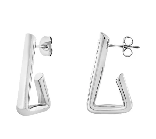 BREIL Cercei moderni din oțel pentru femei Flow TJ3576