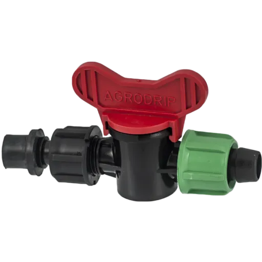 Conector Cu Robinet Si Garnitura Pentru Tub De Picurare,Dimensiune 16mm, Presiune 4 Bari