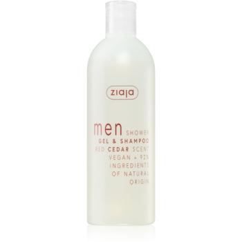 Ziaja Men gel de dus si sampon 2in1 Red Cedar 400 ml