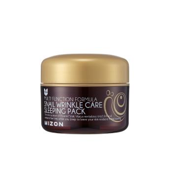 Mizon Mască regenerantă de noapte cu secreție de melc 50% pentru întinerirea și nutriția pielii ( Snail Wrinkle Care Sleeping Pack) 80 ml