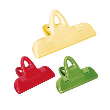  Clips pentru pungi Tescoma PRESTO de 7 și 11 cm,2 + 1 buc.