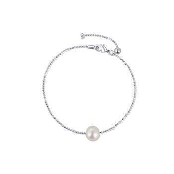 JwL Luxury Pearls Brățară fină din oțel cu perlă reală JL0712