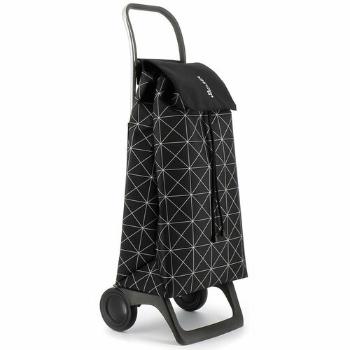 Rolser Geantă de cumpărături pe roți Jet Star Joy, alb-negru