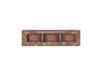 Yankee Candle Set de lumânări votive in sticlă Praline & Birch 3 x 37 g