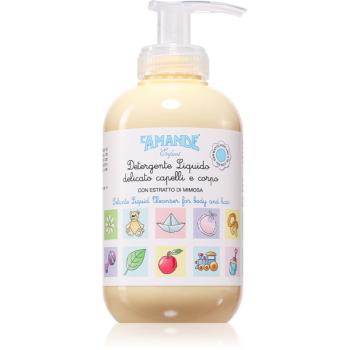 L'Amande Baby Delicate Liquid Detergent Gel de dus si sampon pentru copii 250 ml