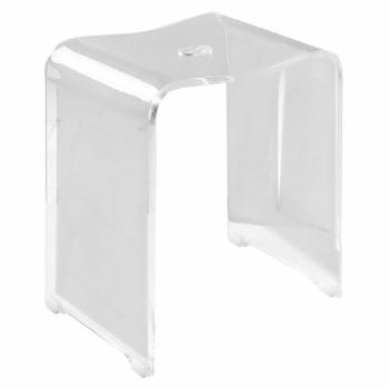 Taburet de baie trendy RIDDER A211100 40 x 48 x27,5 cm, transparent