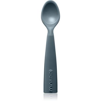 Minikoioi Silicone Spoon linguriță Deep Blue 1 buc