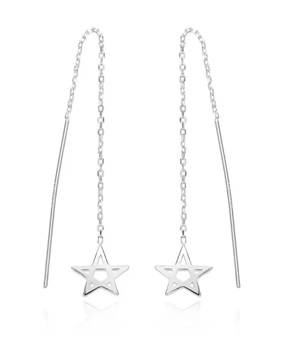 Agato Cercei lungi din argint Stele AGT-E043V