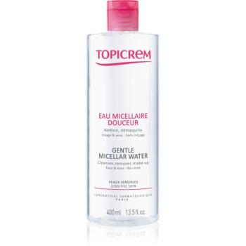 Topicrem UH FACE Gentle Micellar Water apă micelară pentru curățare blânda pentru piele si ochi sensibili 400 ml