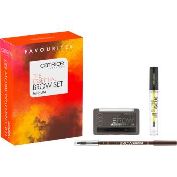 Catrice The Essential Brow set pentru sprancene culoare Medium