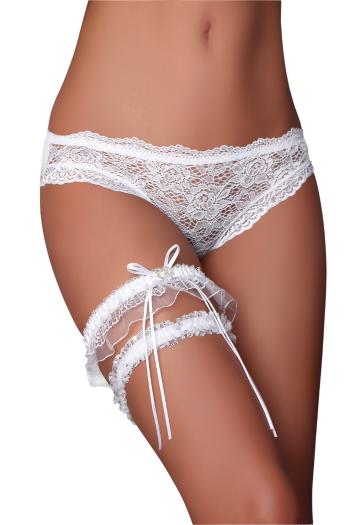 Accesori de dama Garter set white