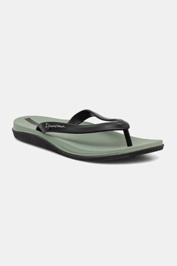 Šľapky Ipanema ANATOMIC LAP zelená farba, 82629-BC563