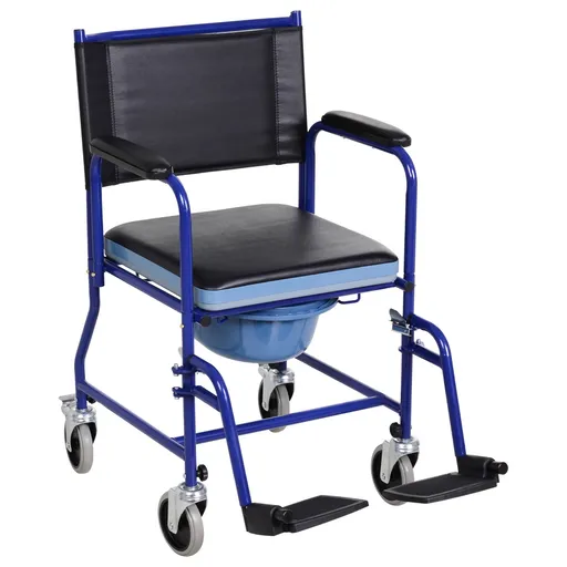 HOMCOM scaun rotile, vas detasabil, 83x53x85cm, negru | Aosom Romania