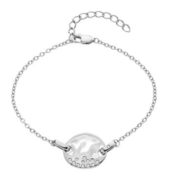 Hot Diamonds Strieborný náramok s diamantom a topazmi Illuminate DL697