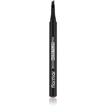 flormar Brow Micro Filler Pen creion pentru sprancene culoare 002 Medium Brown 1.1 ml