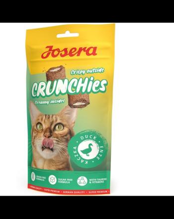 JOSERA Crunchies Duck 60 g gustari crocante cu rata pentru pisici, fara cereale