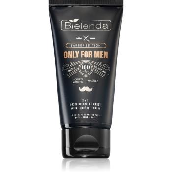 Bielenda Only for Men Barber Edition pastă de curățare 3 in 1 150 g