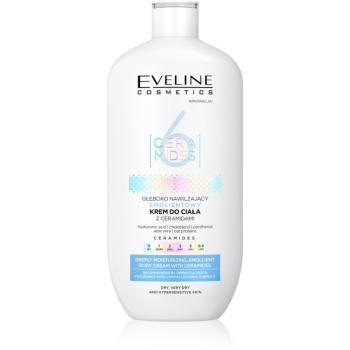 Eveline Cosmetics 6 Ceramides crema de corp hidratanta pentru pielea uscata sau foarte uscata fără parfum 350 ml