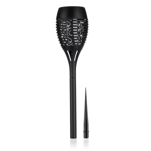 Lampă solară Happy Green 7,5 x 40 cm,  negru