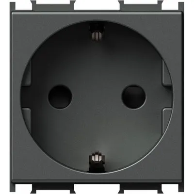 Modul Priza SCHUKO+KS2P+E 16A 250V~ 2M, Set 10 buc, TEM Modul TEM-VM10AT-P