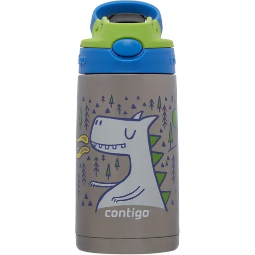 Sticlă termică pentru copii Contigo Easy Clean 380 ml Matcha Dragon, albastru