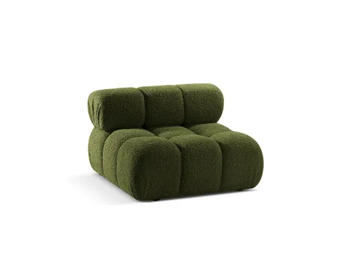 Modul pentru canapea, 1 loc, Bellis-213, Micadoni Home, 94x94x70 cm, tesatura boucle, verde