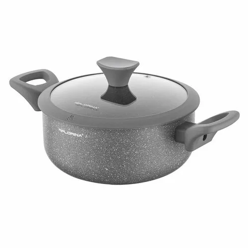 Florina Oală din aluminiu cu capac de MateuszGessler, 20 cm, 2,3 l, diam. 20 cm