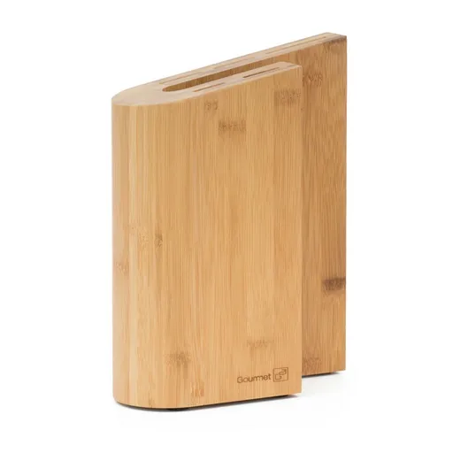 Bloc pentru cuțite G21 Gourmet, din bambus, pentru5 cuțite