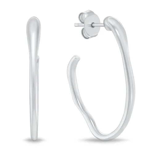 Brilio Silver Cercei ovali distinctivi din argint EA1151W
