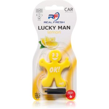 Real Fresh Lucky Man Lemon parfum pentru masina 1 buc