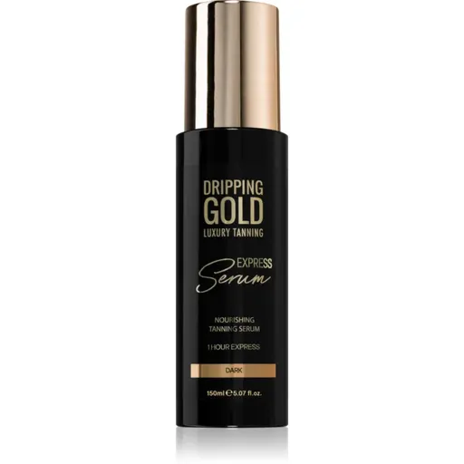 Dripping Gold Express Tanning Serum produs bronzare pentru corp culoare Dark 150 ml